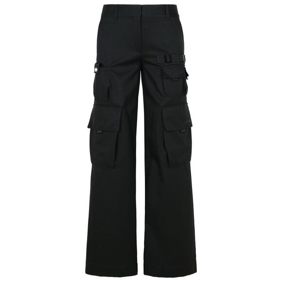 Off-White 'Toy Box' Black Virgin Wool Pants Women